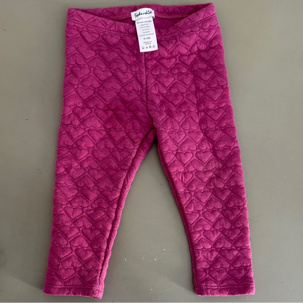 Splendid Fuchsia Quilted Leggings
